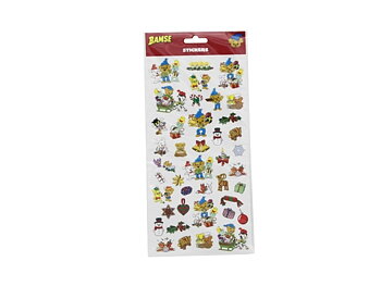 Stickers mini Bamse jul