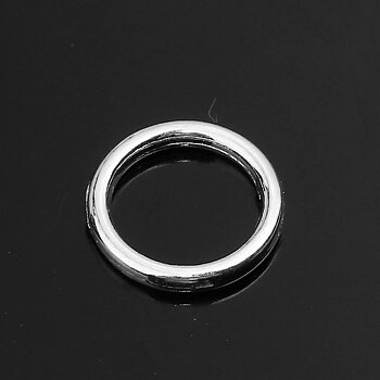 Connector / Jumprings, 10mm- silver 