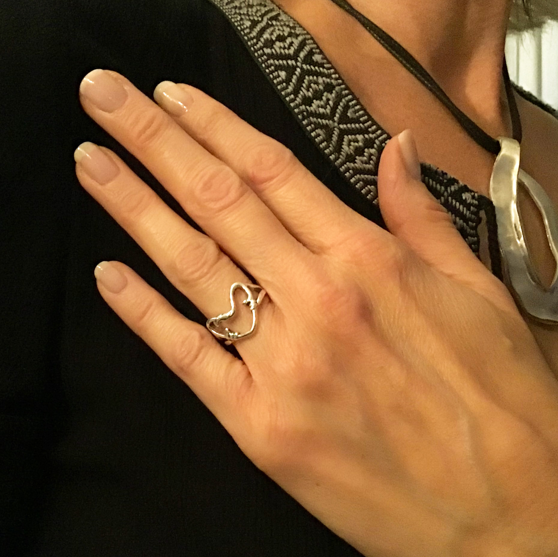 Ring: Hjerte "Rockwear Collection"