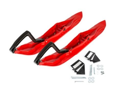 Plastskidor Kimpex Rush  par Grön-Röd-Svart  272061, 272063, 272065, 273400