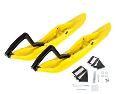 Plastskidor Kimpex Rush  par Grön-Röd-Svart  272061, 272063, 272065, 273400 - 3