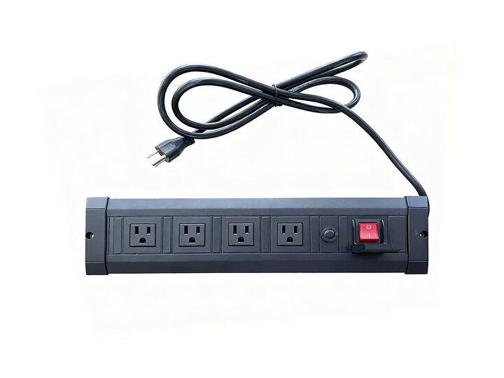 M Public Display Stand US Power Rail Black