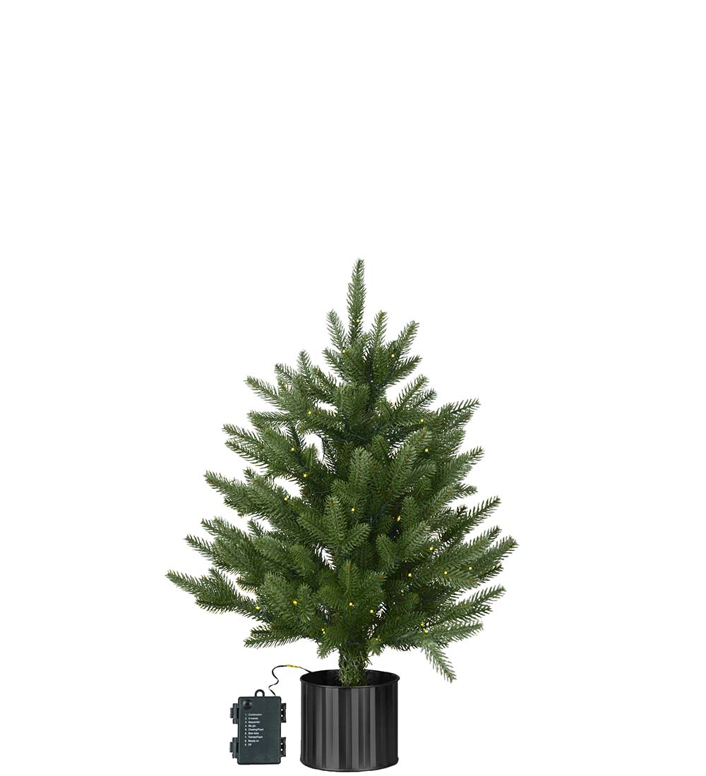 Potted tree with lighting - 60 cm