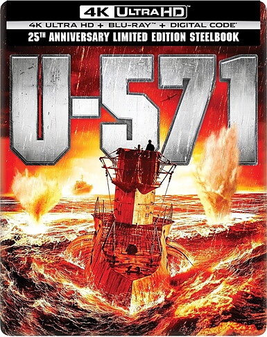 U-571: 25th Anniversary Limited Edition Steelbook (BLU-RAY 4K ULTRA HD + BLU-RAY)