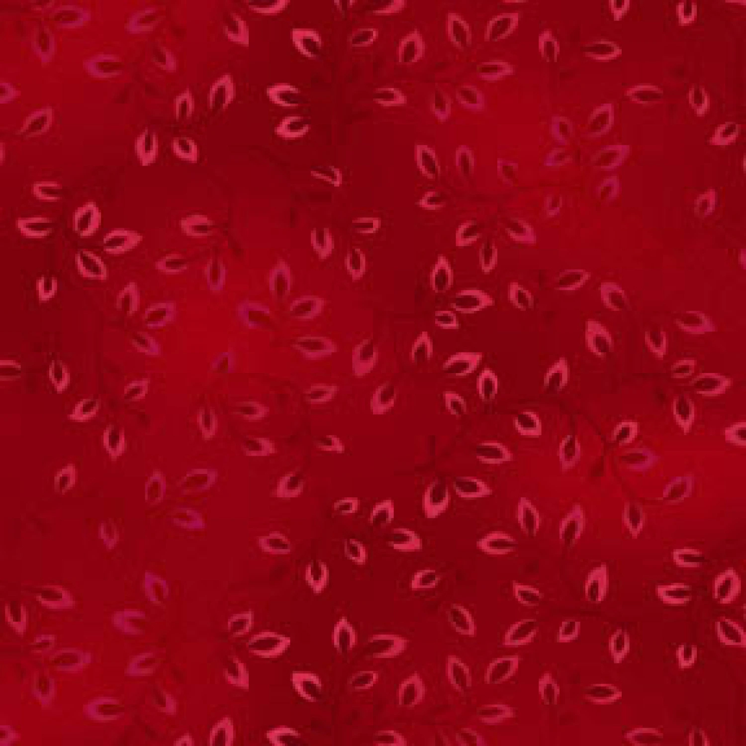 Tyg: Folio - Red Vines, bladverk röd
