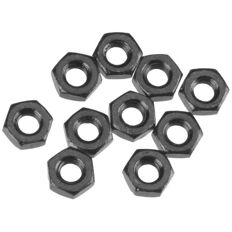 AXIAL Thin Hex Nut M3 Black (10)