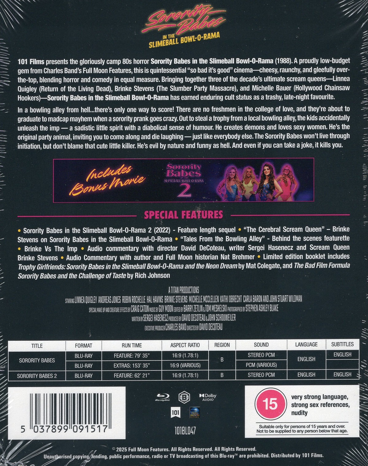 Sorority Babes in the Slimeball Bowl-O-Rama (Limited Edition) (ej svensk text) (Blu-ray) - 2