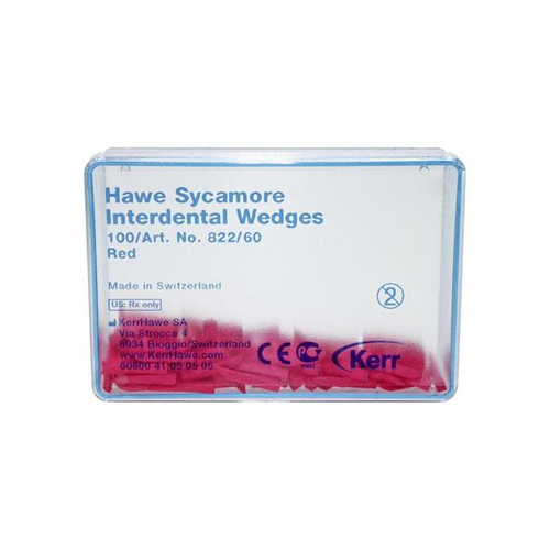 Hawe® Wooden wdeges nr 60 Red,  100st.