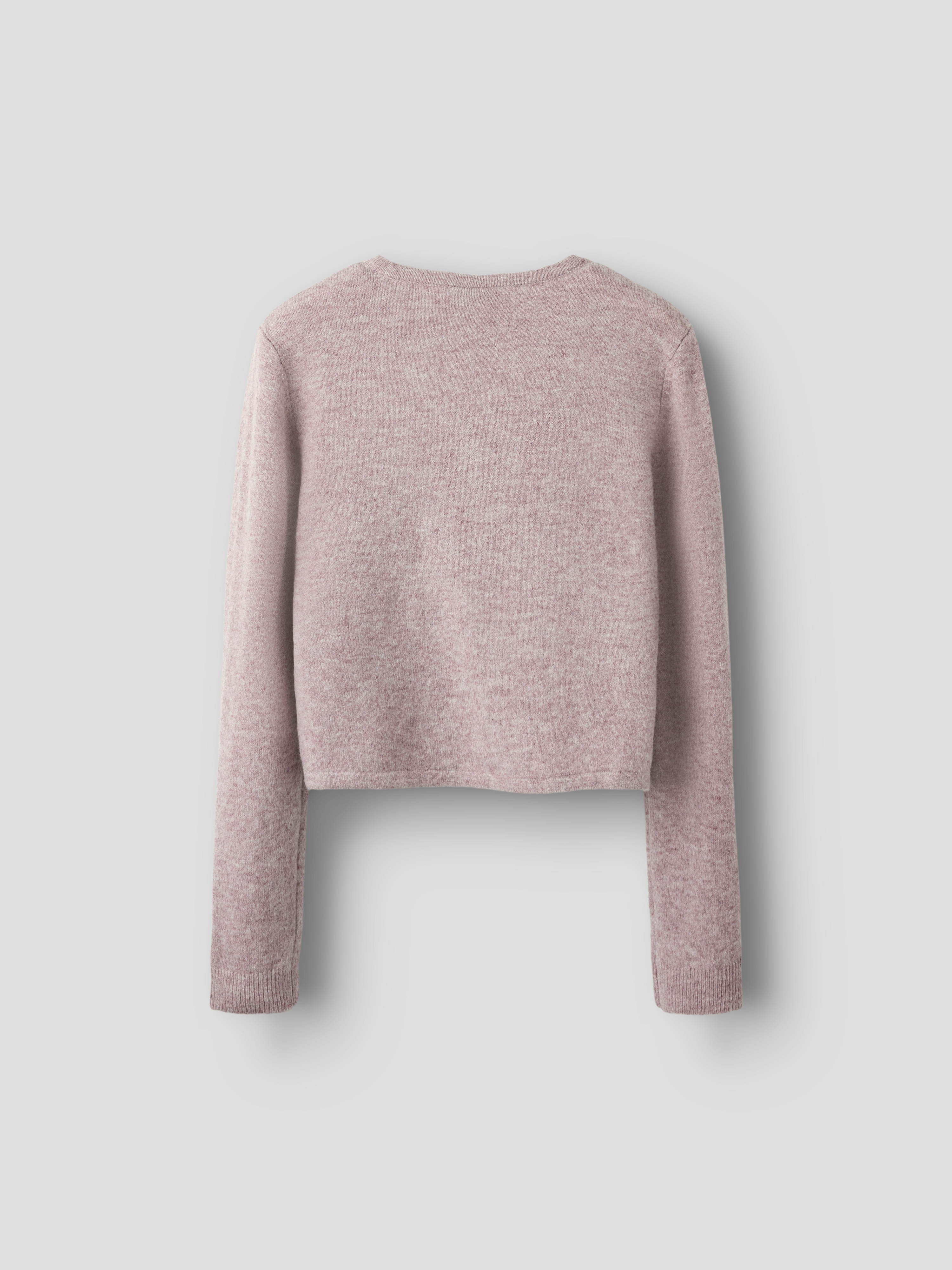 NLFBYNTHE LS WRAP KNIT TOP Elderberry - 2