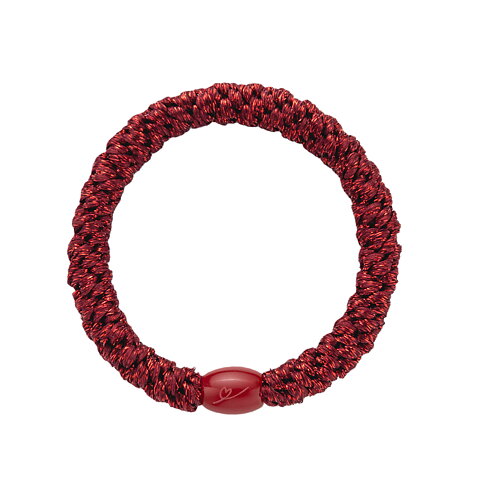 Ella Elastic 10-pack Glitter Poppy Red