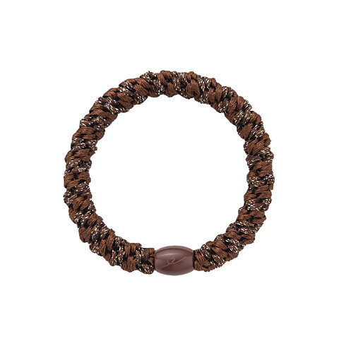 Ella Elastic 10-pack Glitter Brown Caramel