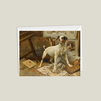 Kort Nimrod Paper Hundmotiv The Budding Artist