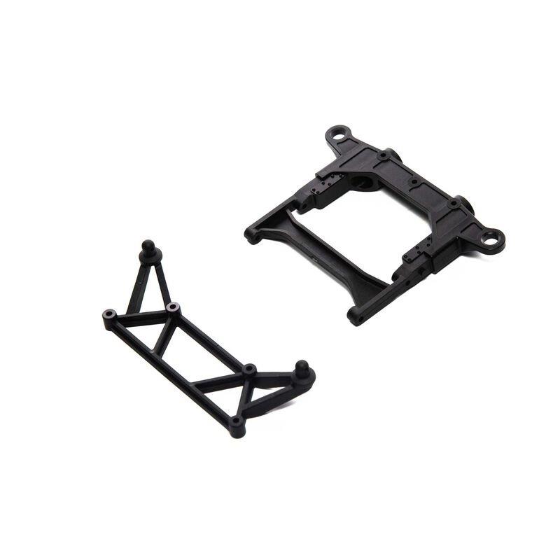 AXIAL Rear Chassis Brace Bumper Body Mount: SCX10 III