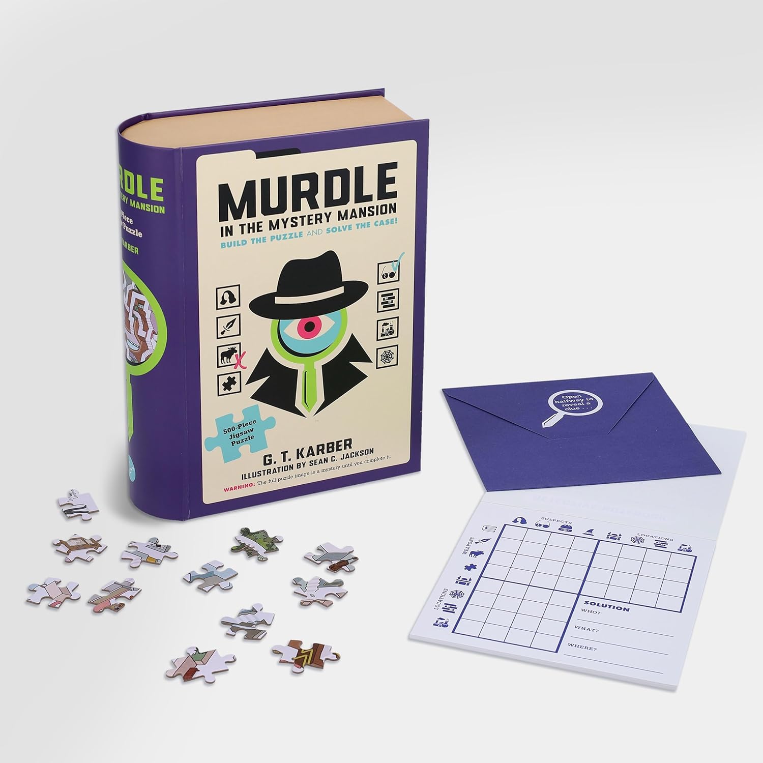 Murdle in the Mystery Mansion 500-Piece Jigsaw Puzzle - 2