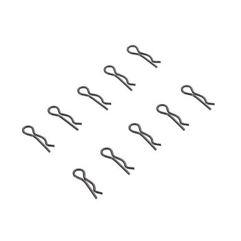AXIAL 3mm Body Clip Black (10)