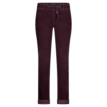 Red Button Tessy byxa Cord Aubergine