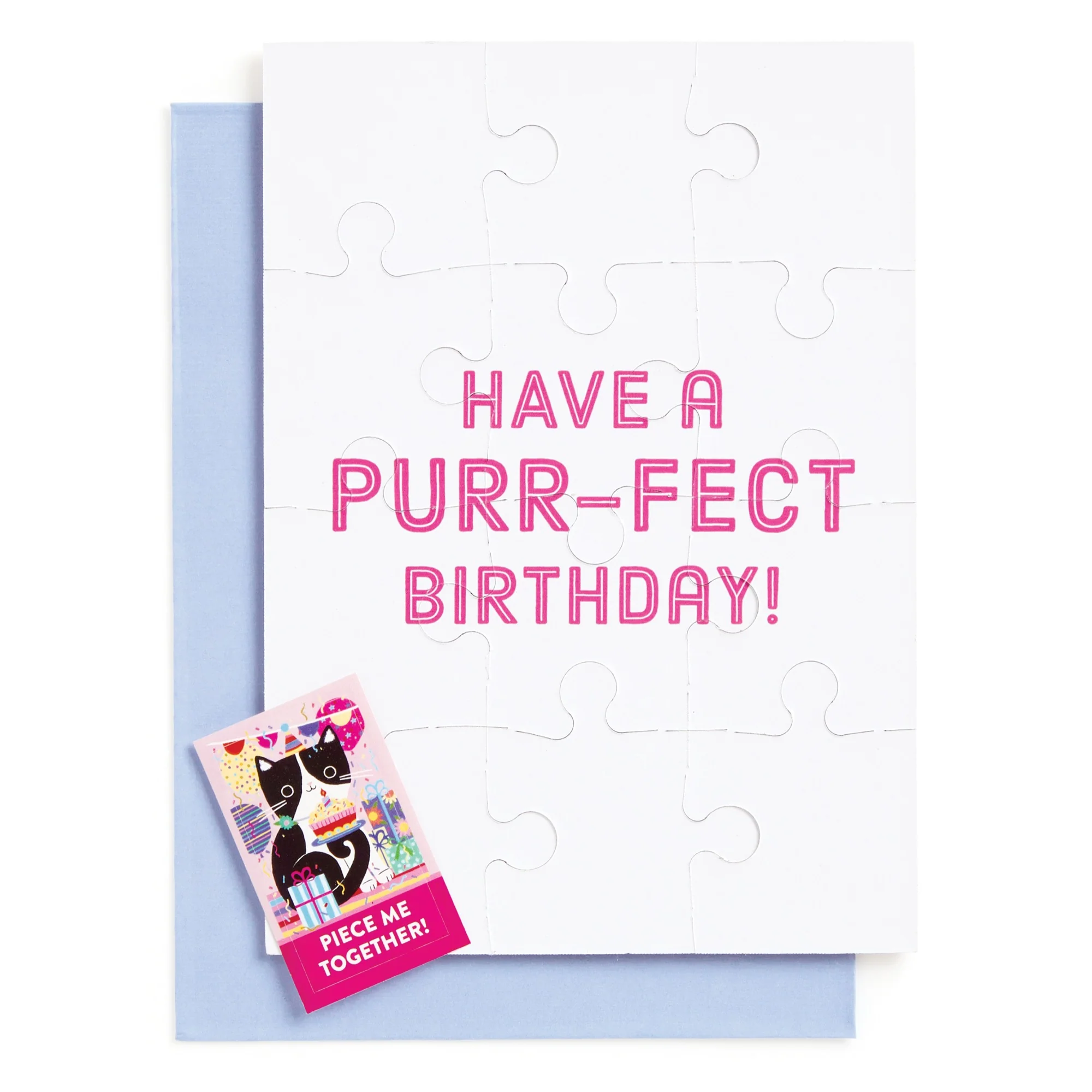 Purr-fect Cat Birthday Greeting Card Puzzle - 3