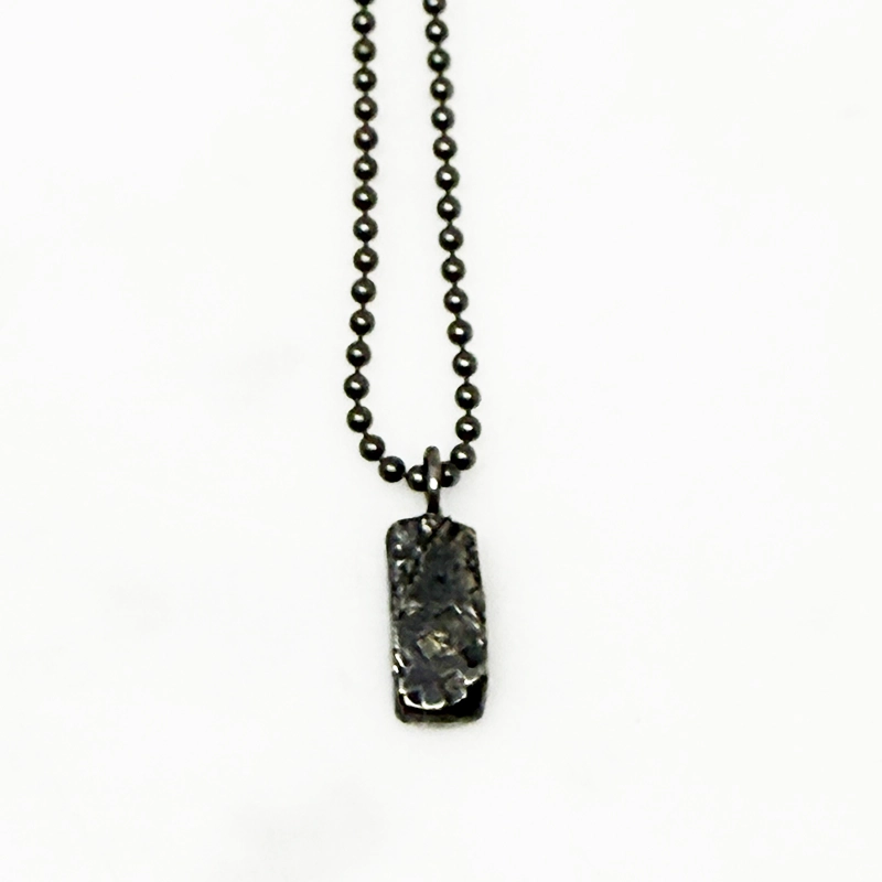 Silverhalsband MELTED nr3