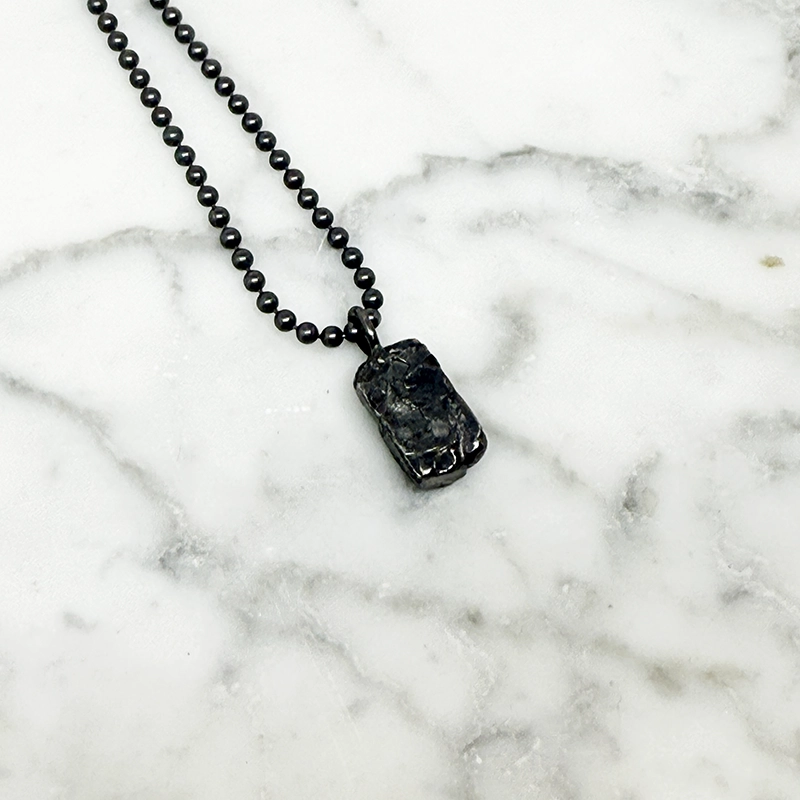 Silverhalsband MELTED nr4 - 3