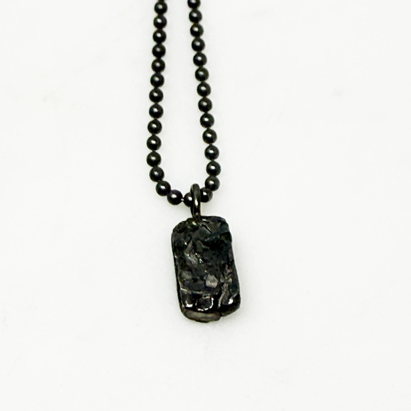 Silverhalsband MELTED nr4