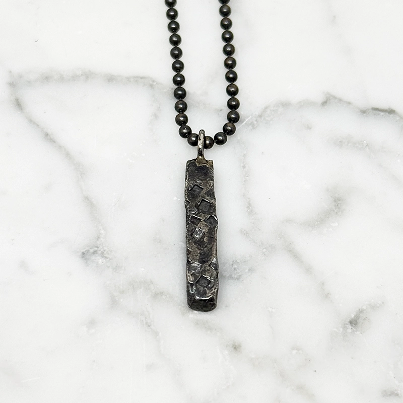 Silverhalsband MELTED nr5