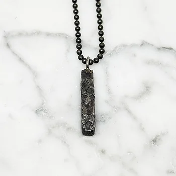 Silverhalsband MELTED nr5