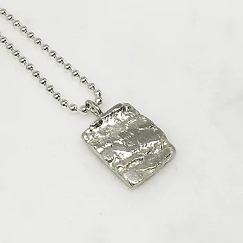Silverhalsband MELTED nr7