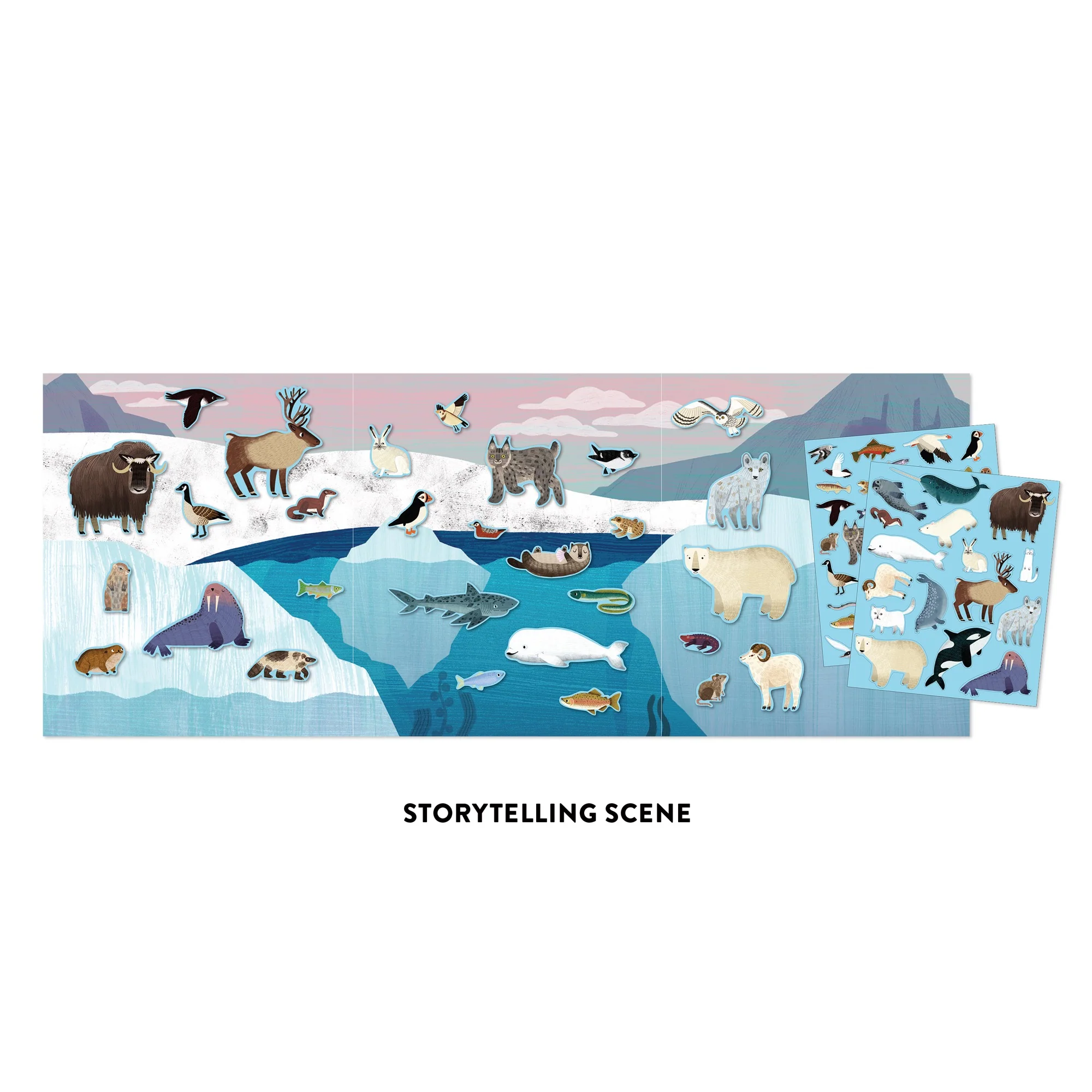 Arctic Life Sticker Play Reusable Activity Set (Sticker Book or Pack) - 3