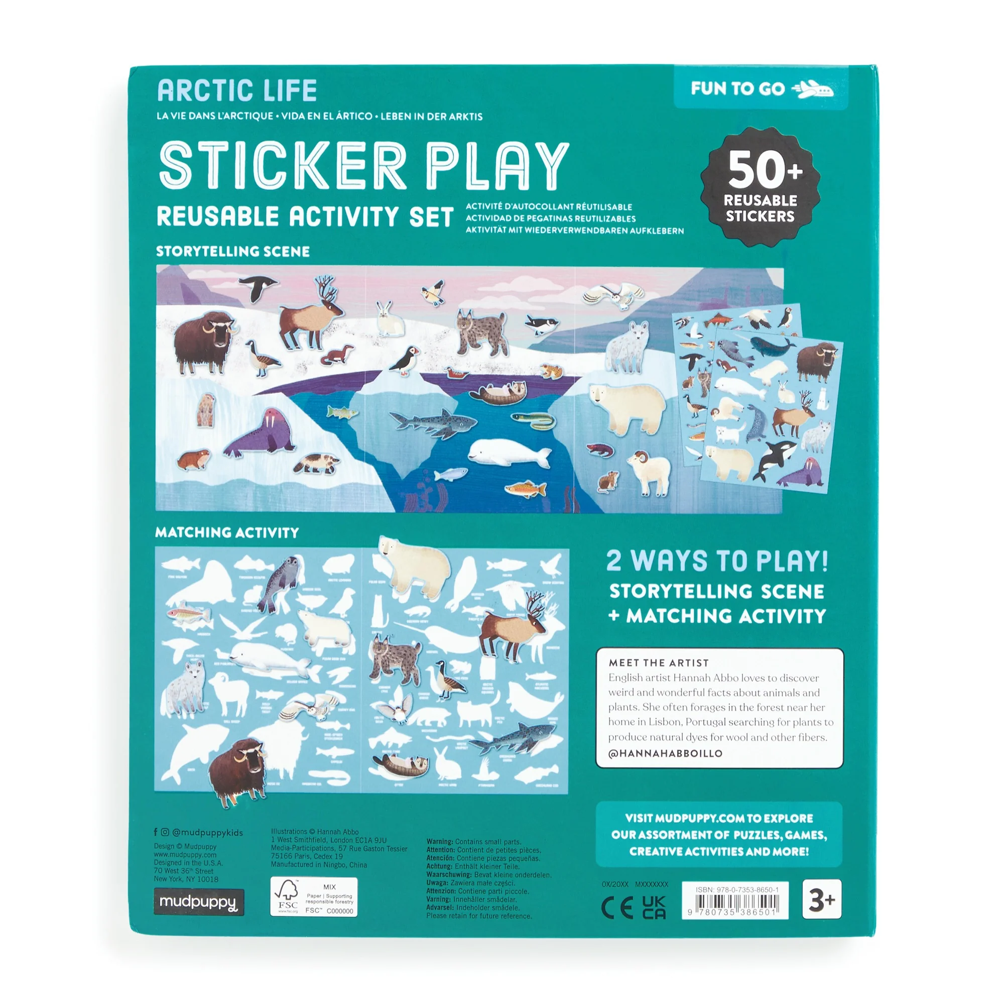 Arctic Life Sticker Play Reusable Activity Set (Sticker Book or Pack) - 2