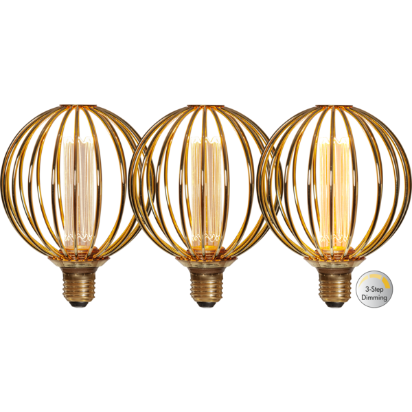 LED-lampa E27 decoled metall