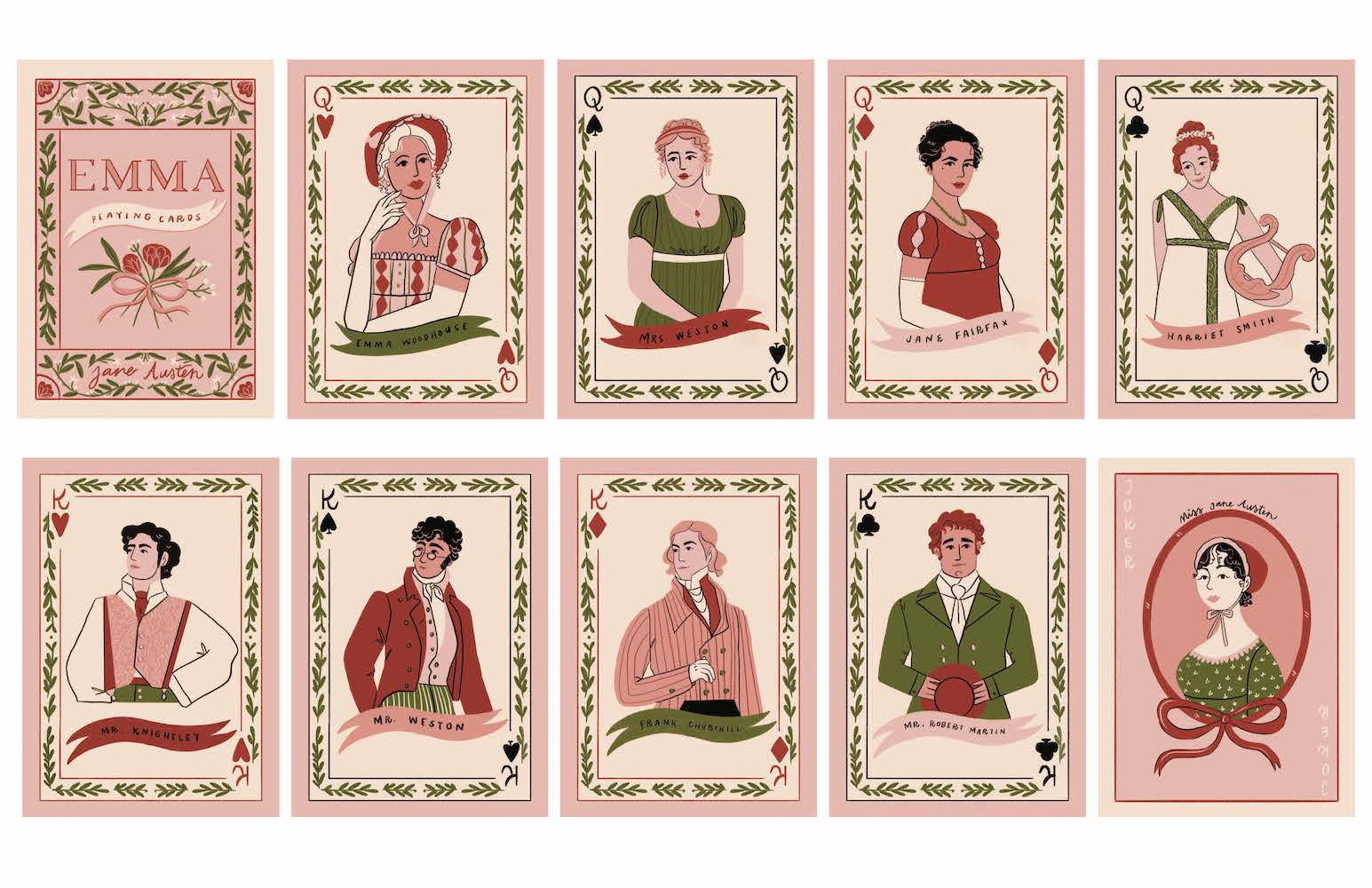 Literary Suits: Jane Austen Collection - Playing Cards for Austenites (Playing Cards) - 2