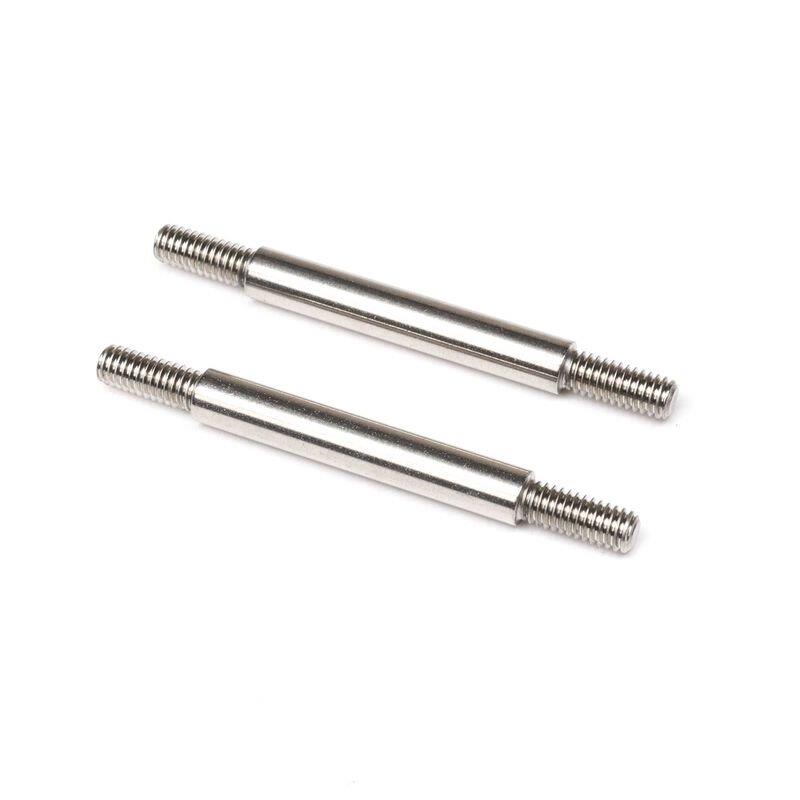 AXIAL Stainless Steel M4 x 5mm x 50.7mm Link (2): 1/10 SCX10 PRO