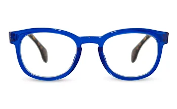 Läsglasögon crystal blue/turtle