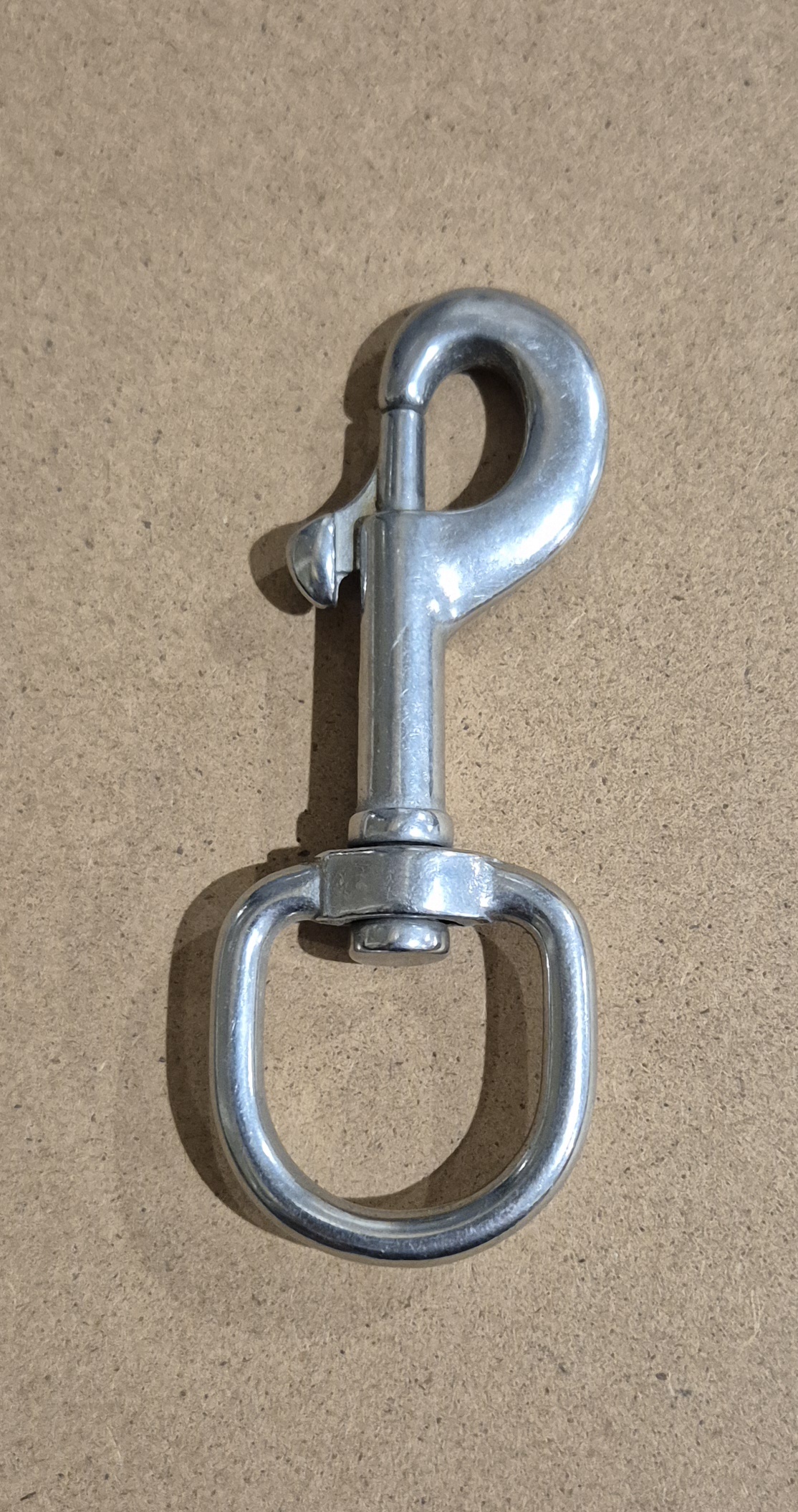 Pistolhake, 10cm, D-ring