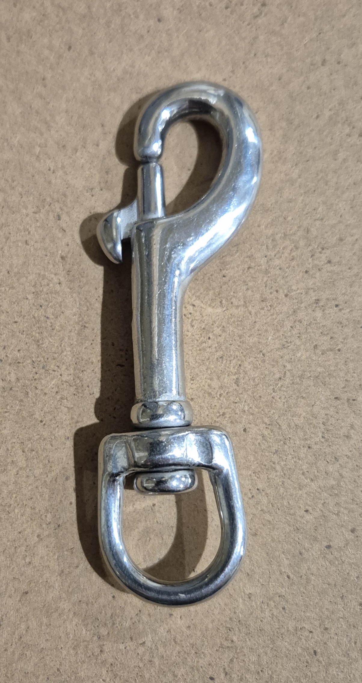 Pistolhake, 8cm, mindre D-ring