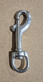 Pistolhake, 8cm, mindre D-ring