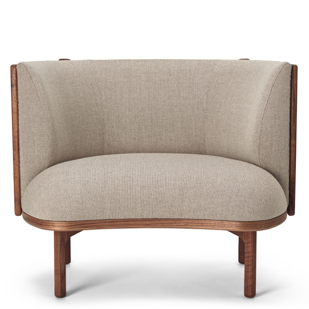 RF1904 Sideways Lounge Chair Valnöt - Carl Hansen & Søn
