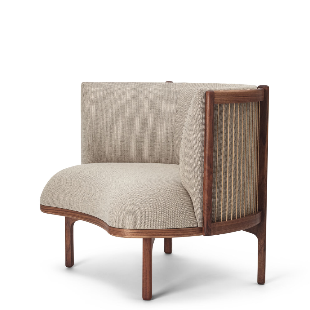 RF1904 Sideways Lounge Chair Valnöt - Carl Hansen & Søn - 3