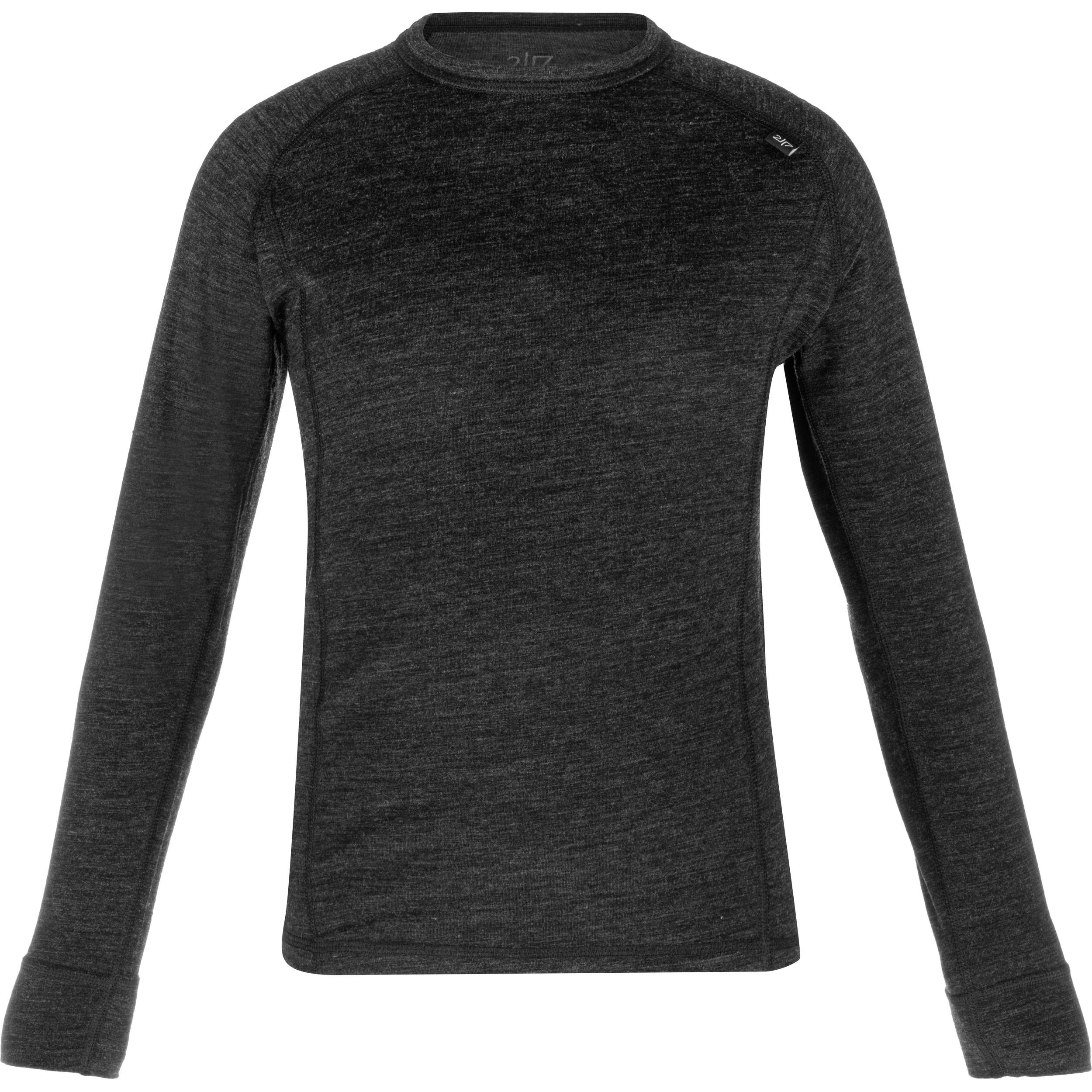 2117 Pauki Underställströja Jr Merino Dk grey
