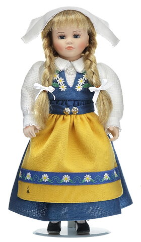 Docka i National dräkt Sverige