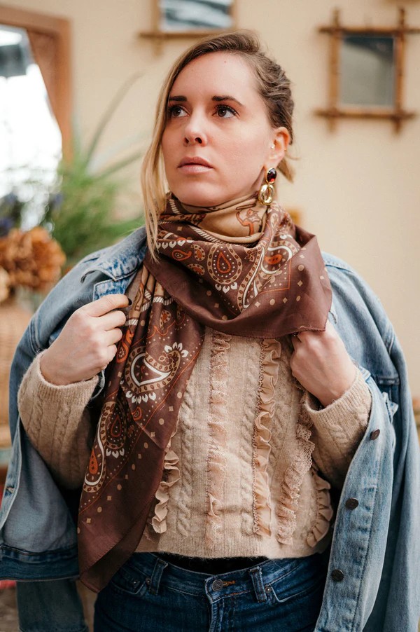 Rodeo capucciono cotton scarf - 2