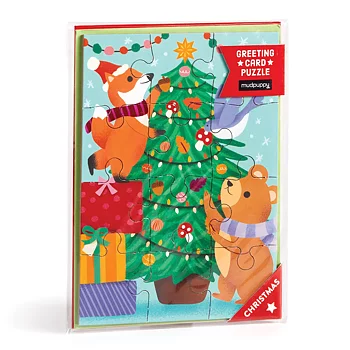 Christmas Critters Greeting Card Puzzle (Jigsaw Products)