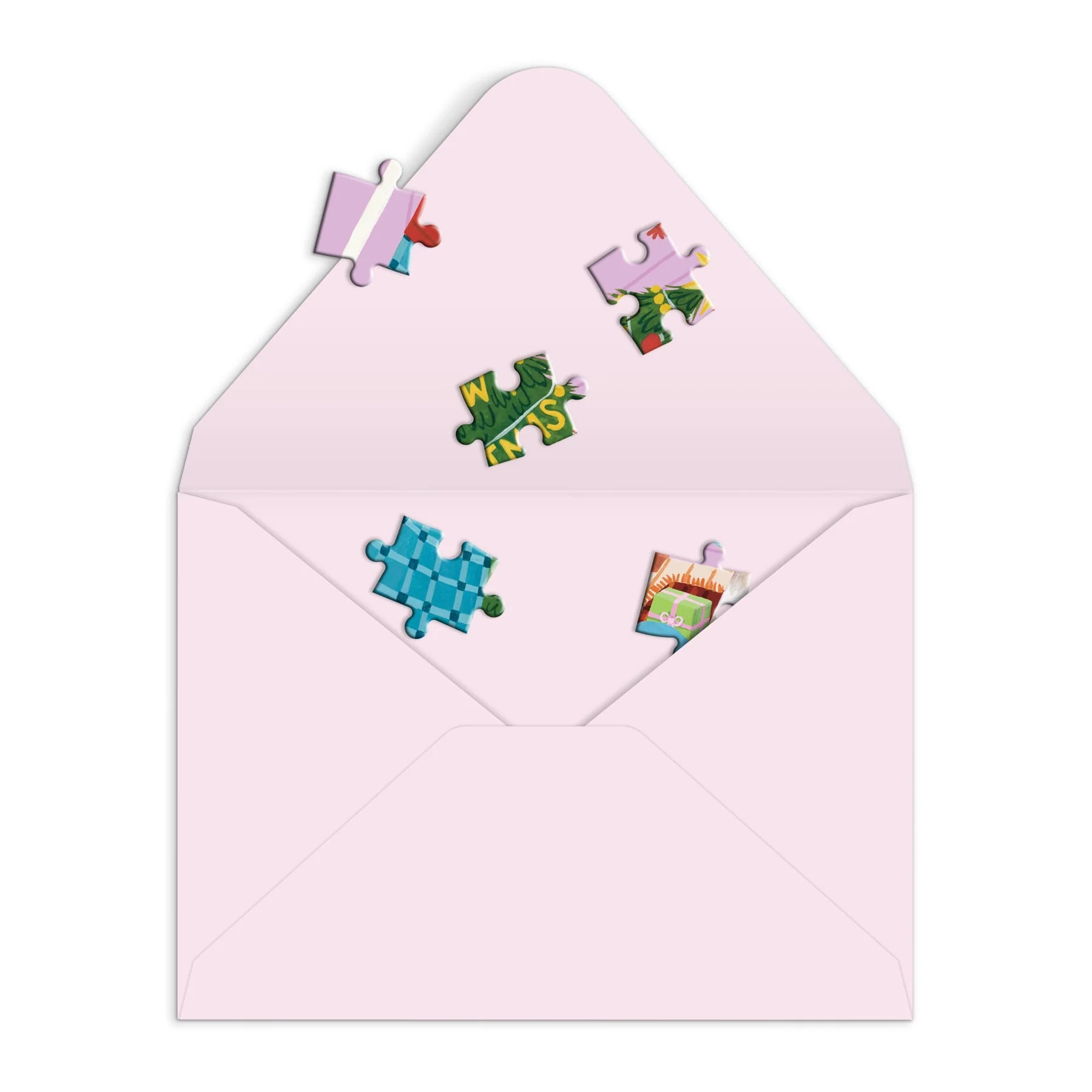 Meowy Christmas Greeting Card Puzzle (Jigsaw Products) - 4