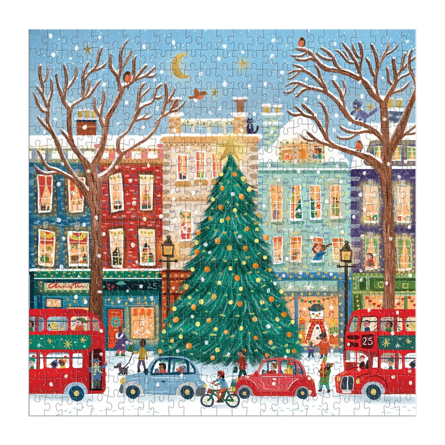 Tinsel City 500 Piece Foil Puzzle (Jigsaw Products) - 3
