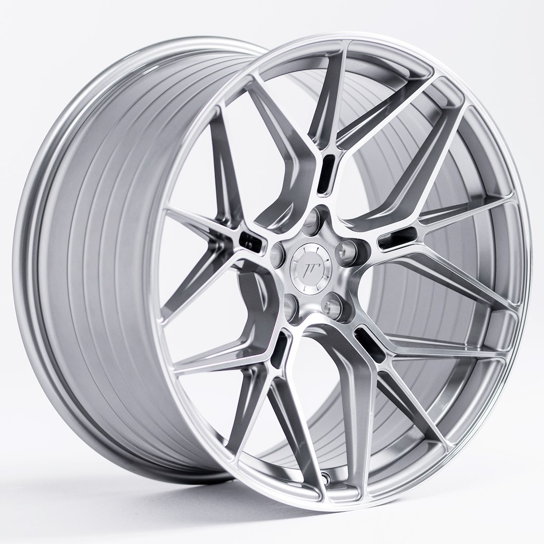 19" JR Wheels JR51 - Titanium Machined Face