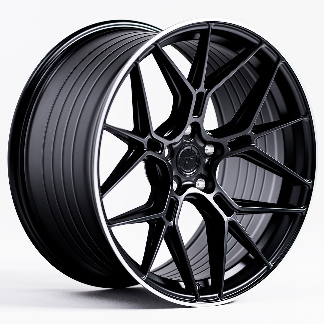 20" JR Wheels JR51 - Satin Black Machined Lip