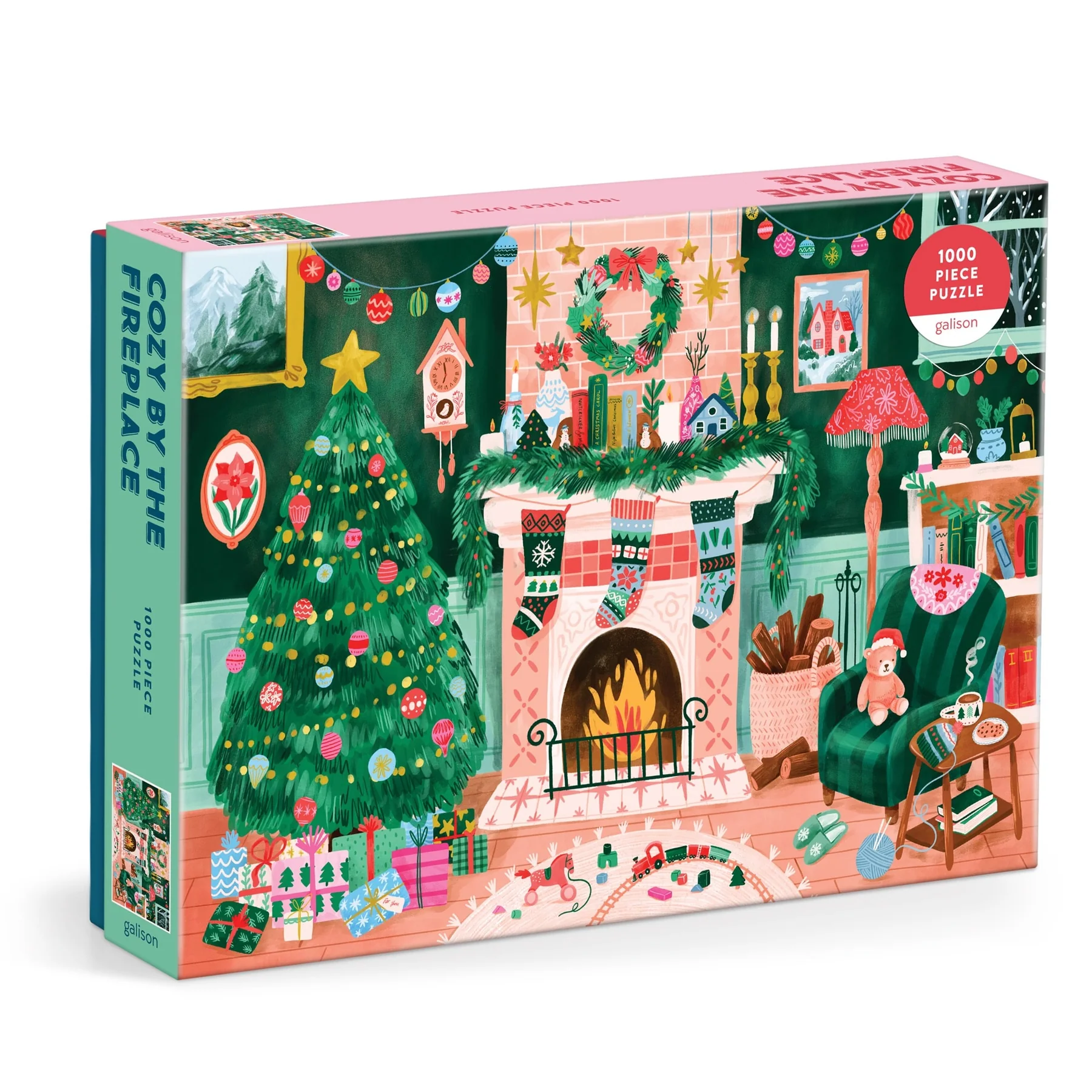 Cozy by the Fireplace 1000 Piece Puzzle (Jigsaw Products)