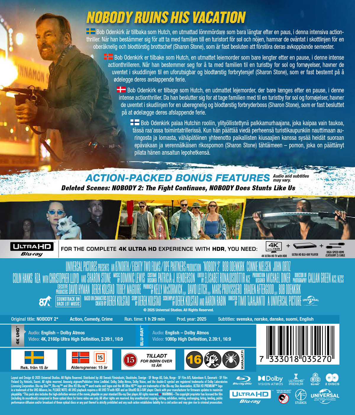 Nobody 2 (4K Ultra HD + Blu-ray) - 2