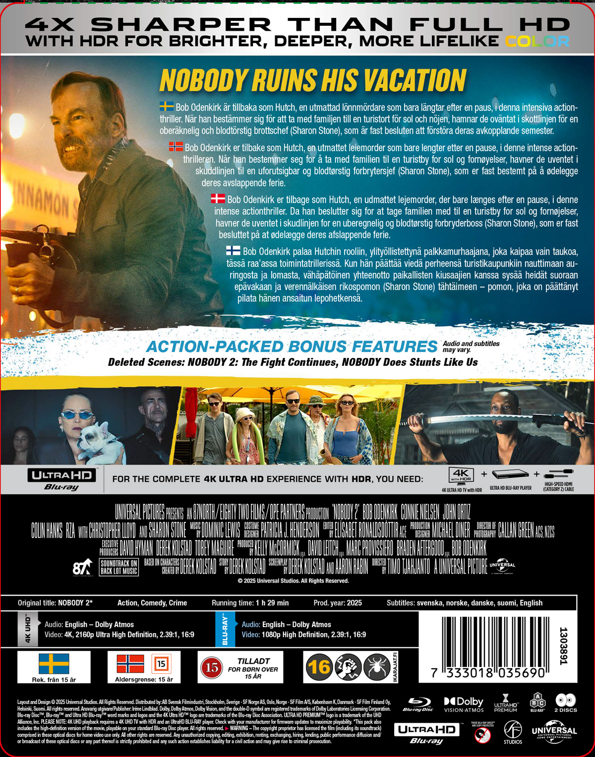 Nobody 2 (Limited Edition Steelbook) (4K Ultra HD + Blu-ray) - 2