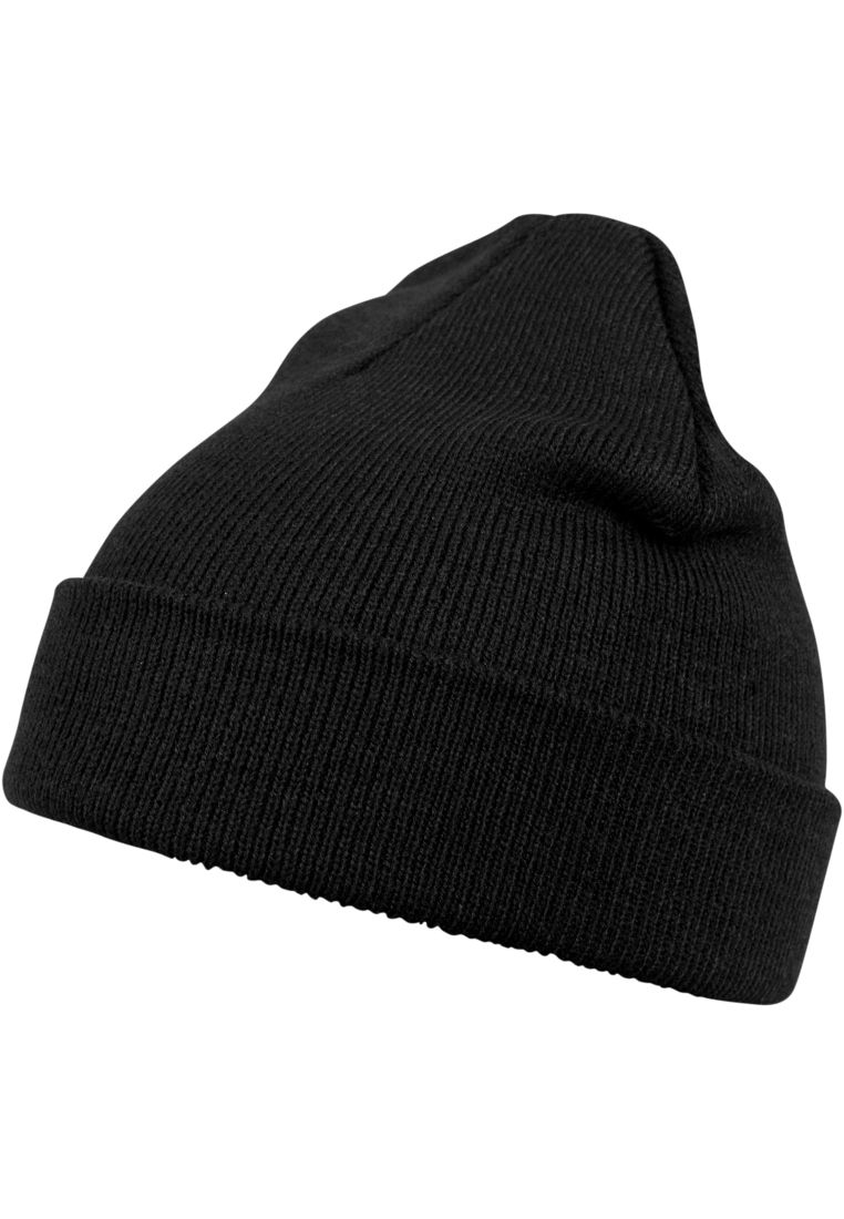 Beanie Black Basic Flap